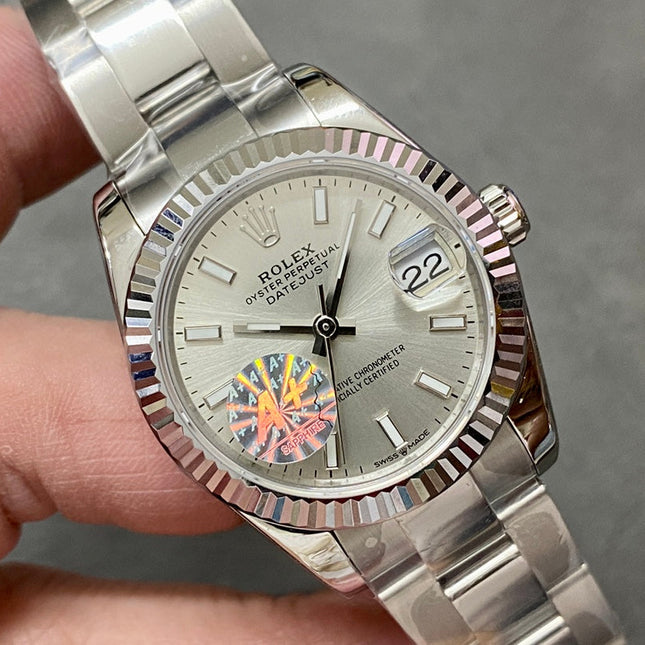 DATEJUST 31MM STEEL GREY DIAL