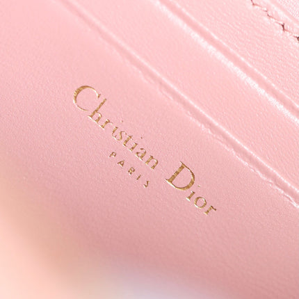 CARO BOX BAG 19 IN LIGHT PINK CALFSKIN