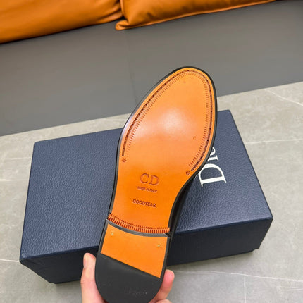 CD SPARROW LOAFER BLACK CALFSKIN