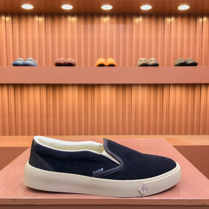 CD B101 DIAMOND LOAFER DENIM COLOR SUEDE