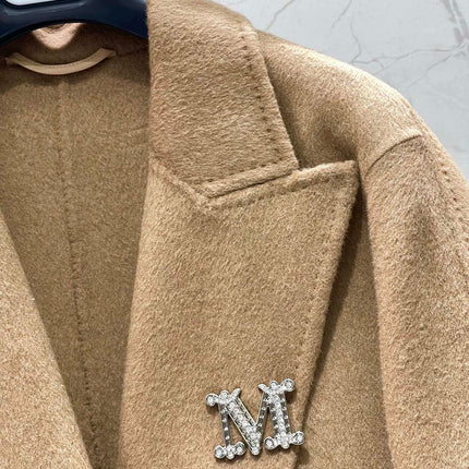MAX MARA 25S KNITTED NOTCHED-COLLAR COAT 053