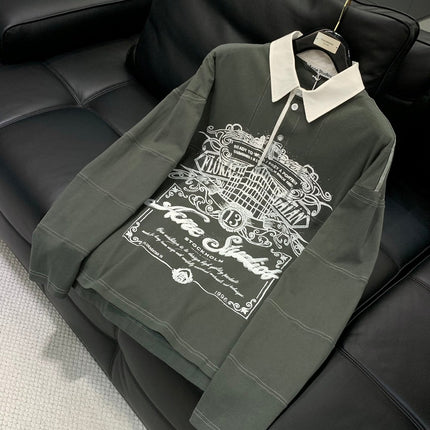 DIOR 25S LONG-SLEEVED POLO SHIRT STYLE 378