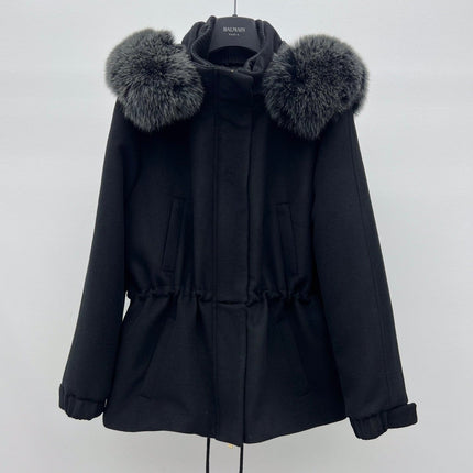 LP 26S FUR-COLLAR KNIT JACKET 473