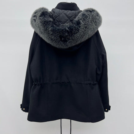 LP 26S FUR-COLLAR KNIT JACKET 473