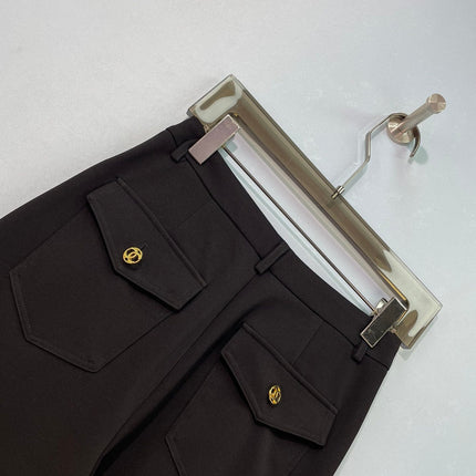 CHANEL 26S HIGH-WAIST FLARED PANTS 1706