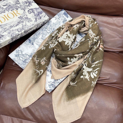 DIOR 26S SCARF 140CM IN CASHMERE SILK 311968