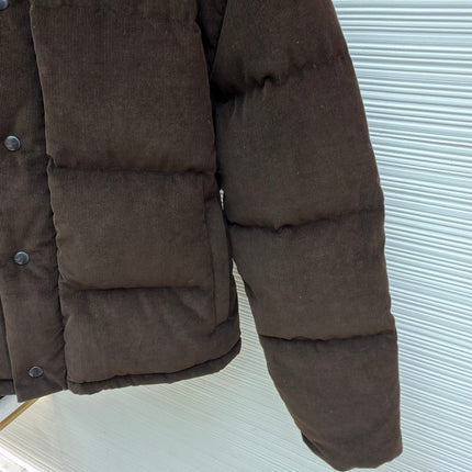 PRADA 25S VELVET PUFFER JACKET 459