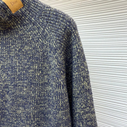 DIOR 26S MOCK-NECK KNIT SWEATER 1640