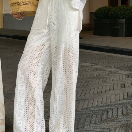 FENDI 26S WIDE-LEG PANTS 305