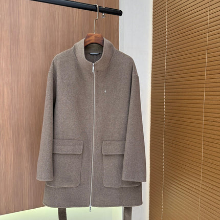 HERMES 25S WOOL COAT 100