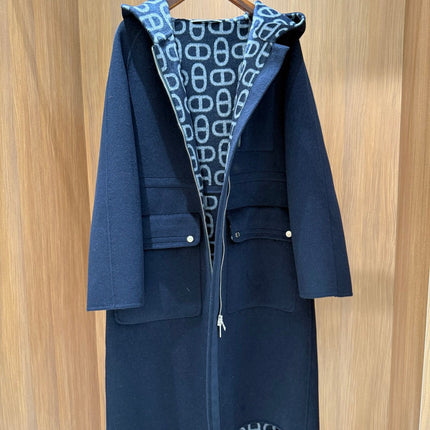 HERMES 25S WOOL COAT 102