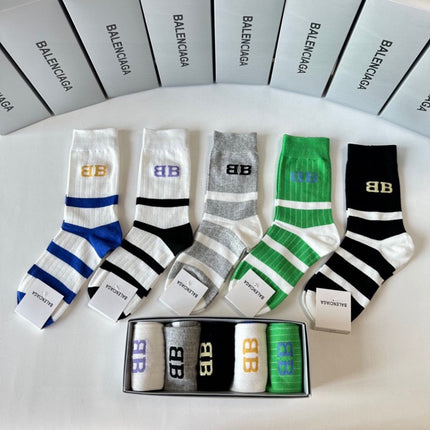 BALENCIAGA 26S CREW SOCKS 569236 (1 BOX)