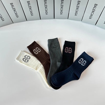 BALENCIAGA 26S CREW SOCKS 234047 (1 BOX)