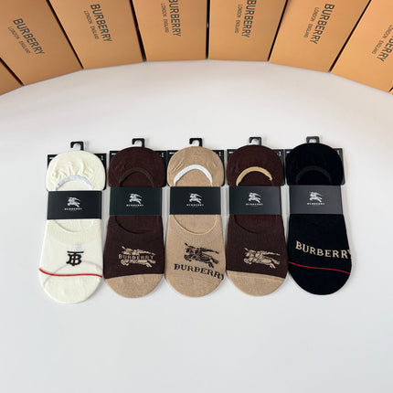 BURBERRY 26S NO-SHOW SOCKS 267243 (1 BOX)
