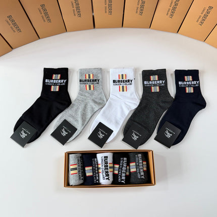 BURBERRY 26S ANKLE SOCKS 282300 (1 BOX)