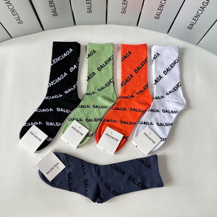 BALENCIAGA 26S CREW SOCKS 314728 (1 BOX)