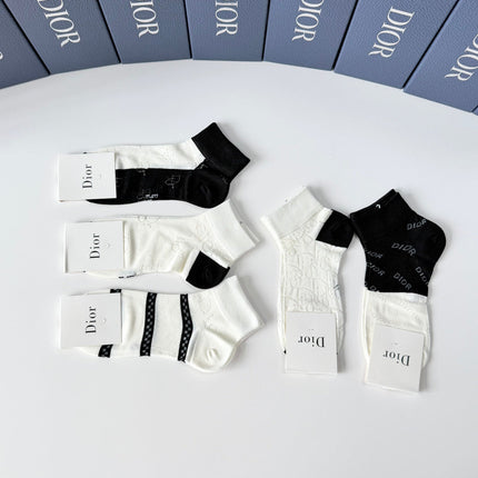 DIOR 26S ANKLE SOCKS 400143 (1 BOX)