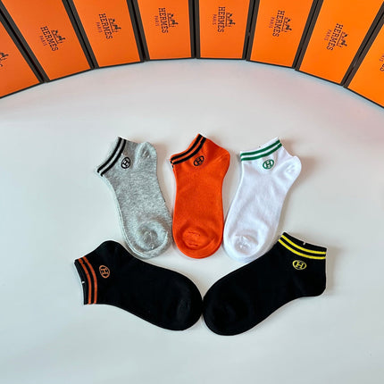 HERMES 26S ANKLE SOCKS 400152 (1 BOX)