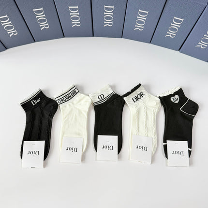 DIOR 26S ANKLE SOCKS 402516 (1 BOX)