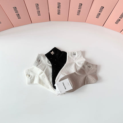 MIUMIU 26S ANKLE SOCKS 415708 (1 BOX)