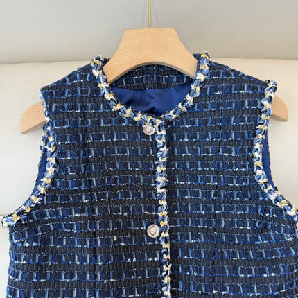 CHANEL 25S TWEED SLEEVELESS VEST 491