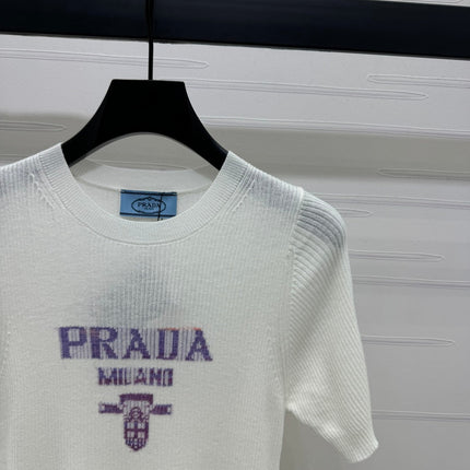 Prada 25 T-Shirt Wool with Acrylic 233531