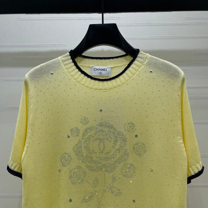 CHANEL 26S SHORT-SLEEVED KNIT SHIRT STYLE 1166