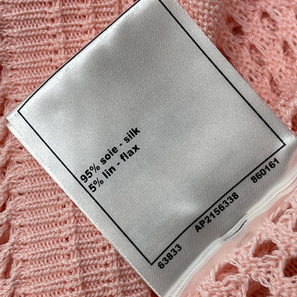 CHANEL 26S OPENWORK KNIT CARDIGAN 1336