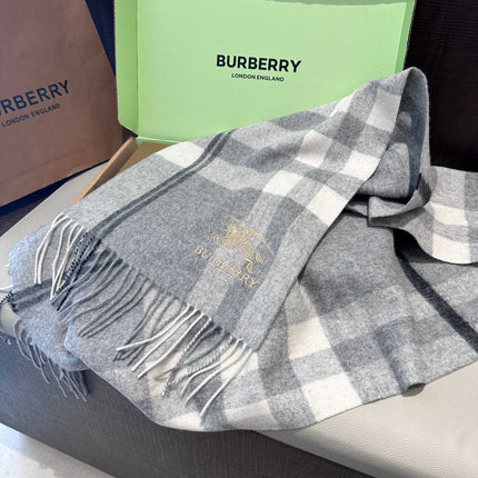 BURBERRY 26S SCARF 180CM IN CASHMERE 196357