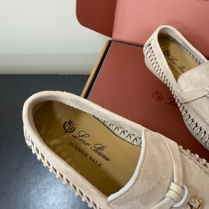 LP 26S CHARM LOAFERS IN BEIGE SUEDE