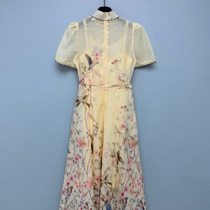 ZIMMERMANN 26S BEADED COLLAR DRESS STYLE 33