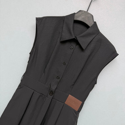 LOEWE 26S SLEEVELESS SHIRT DRESS 346