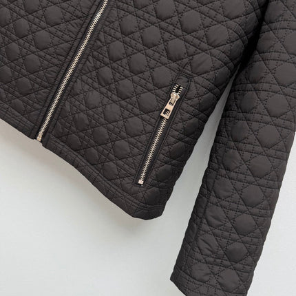 DIOR 26S QUILTED HOODED ZIP-UP JACKET 1659
