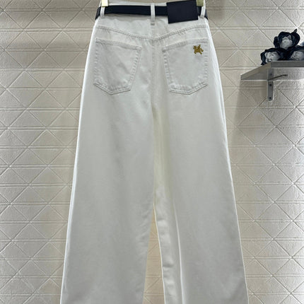 HERMES 25S HIGH-WAIST STRAIGHT JEANS 353