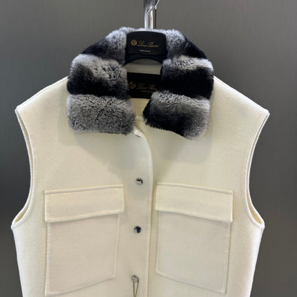 LP 26S FUR-COLLAR VEST 594