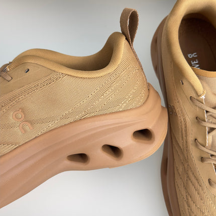 LOEWE 26S CHUNKY SOLE LACE UP SNEAKERS 45MM IN TAN BROWN MESH FABRIC