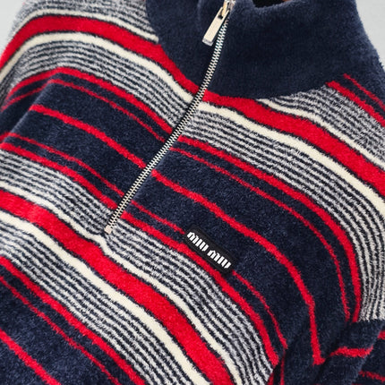 MIUMIU 26S ZIPPER SWEATER 879