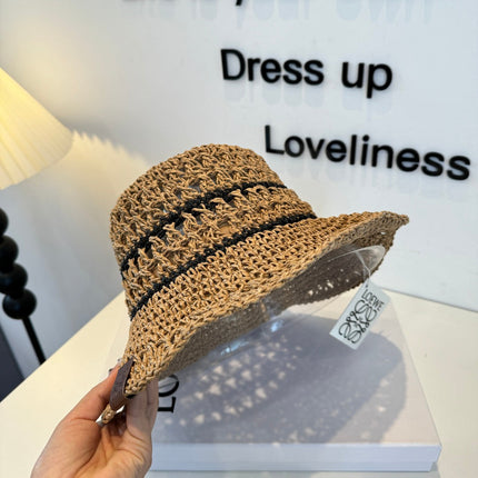 LOEWE 26S RAFFIA BUCKET HAT STYLE 206