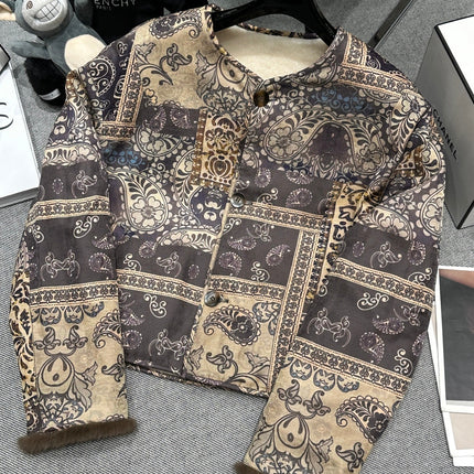 HERMES 25S REVERSIBLE FUR JACKET 473