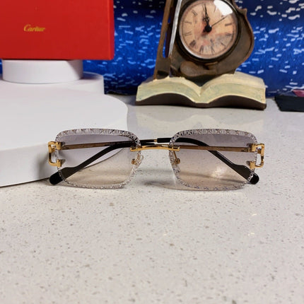 CARTIER 26S RIMLESS FRAME IN METAL 439651