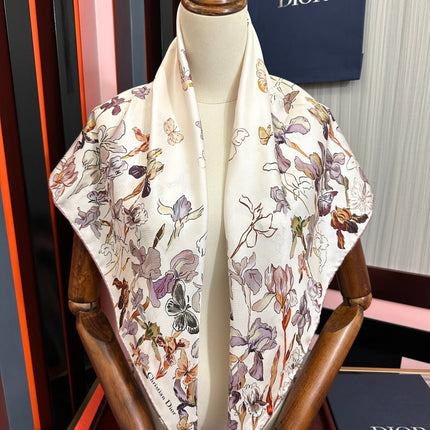 DIOR 26S SCARF 90 IN SILK 316855