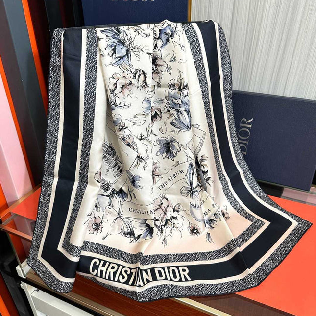 DIOR 26S SCARF 90 IN SILK 511169