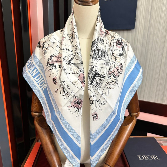 DIOR 26S SCARF 90 IN SILK 511171