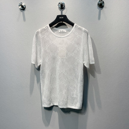 MAXMARA 26S CUTOUT SHORT-SLEEVE T-SHIRT 274