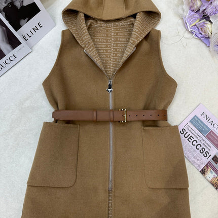 PRADA 25S WOOL VEST COAT 476