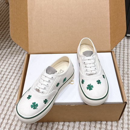 DIOR 26S SALTWIND SNEAKER IN WHITE FABRIC STYLE 2