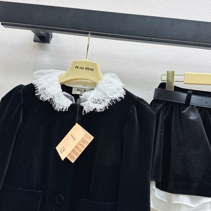 MIUMIU JACKET AND SKIRT SET STYLE 616