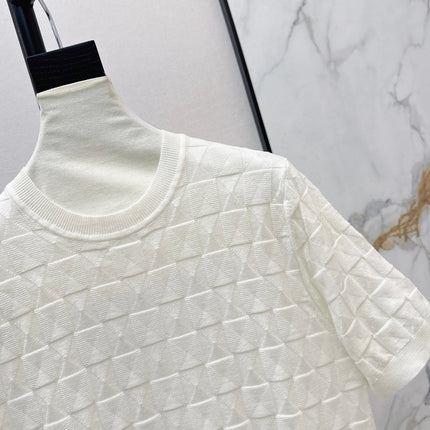 HERMES 26S SHORT SLEEVE SWEATER 544