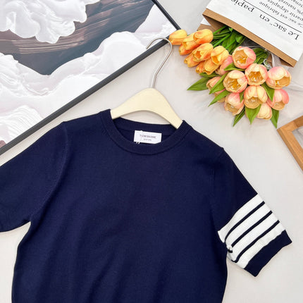 THOM SHORT-SLEEVE KNIT TOP 838133