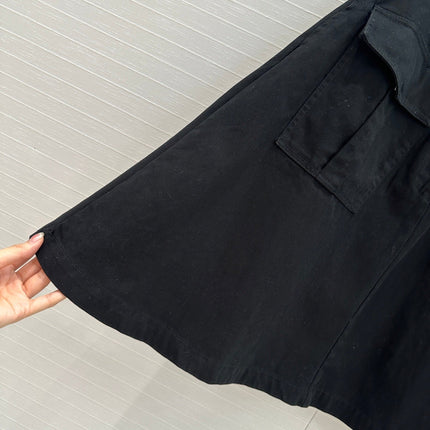 PRADA BLACK A-LINE SKIRT 264358